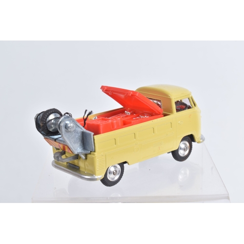 59 - TWO BOXED CORGI TOYS VOLKSWAGEN BREAKDOWN TRUCK, No.490, both are the light olive green versions wit... 