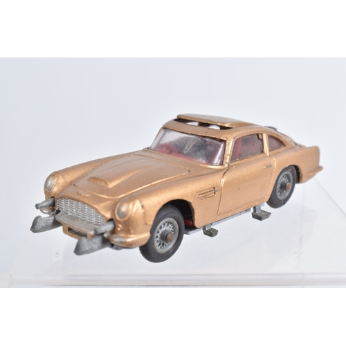 61 - A QUANTITY OF UNBOXED ASSORTED PLAYWORN CORGI TOYS FILM & TV RELATED DIECAST VEHICLES, James Bond As... 