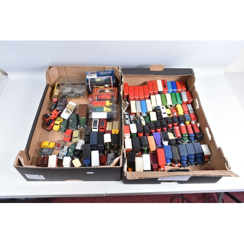 149 - TWO TRAY OF DIECAST MODEL VEHICLES, mixed condition, to include a quantity of Lledo Days Gone modes,... 