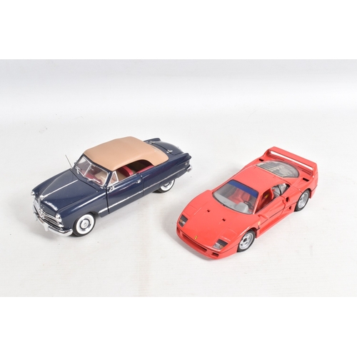 155 - A QUANTITY OF DIECAST VEHICLES AND OTHER TOYS, to include unboxed Franklin Mint 1/24 scale 1949 Ford... 