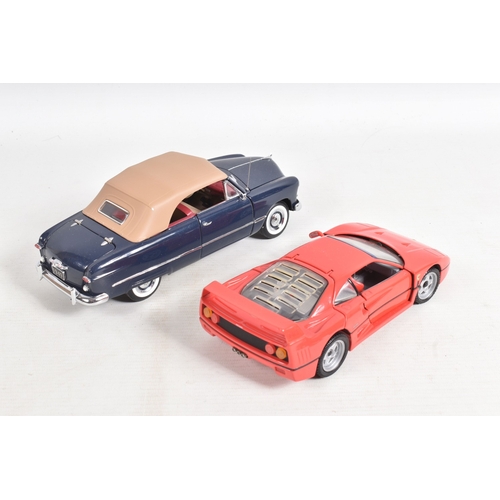 155 - A QUANTITY OF DIECAST VEHICLES AND OTHER TOYS, to include unboxed Franklin Mint 1/24 scale 1949 Ford... 