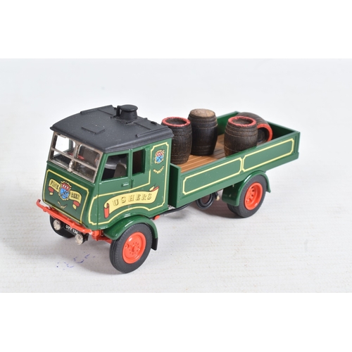 157 - A BOXED MILESTONE MODELS 1/58 SCALE WHITEMETAL MODEL OF A SENTINEL S4 STEAM WAGON, in the livery of ... 