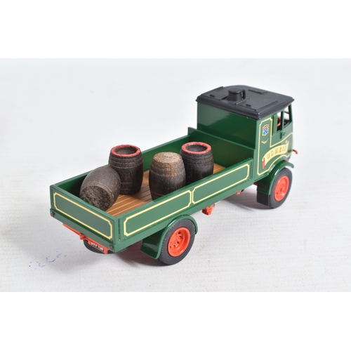 157 - A BOXED MILESTONE MODELS 1/58 SCALE WHITEMETAL MODEL OF A SENTINEL S4 STEAM WAGON, in the livery of ... 