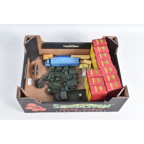 184 - A QUANTITY OF UNBOXED ASSORTED PLAYWORN DIECAST VEHICLES, majority Matchbox 1-75 series regular whee... 