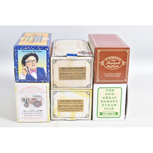 198 - A COLLECTION OF BOXED CORGI VINTAGE GLORY OF STEAM AND MATCHBOX COLLECTIBLES/MODELS OF YESTERYEAR ST... 