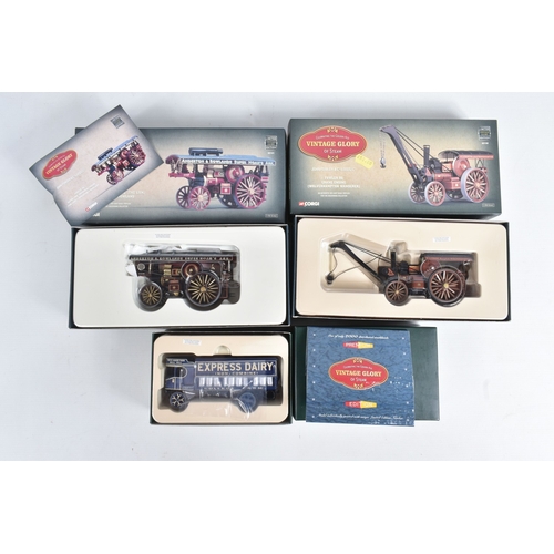 198 - A COLLECTION OF BOXED CORGI VINTAGE GLORY OF STEAM AND MATCHBOX COLLECTIBLES/MODELS OF YESTERYEAR ST... 