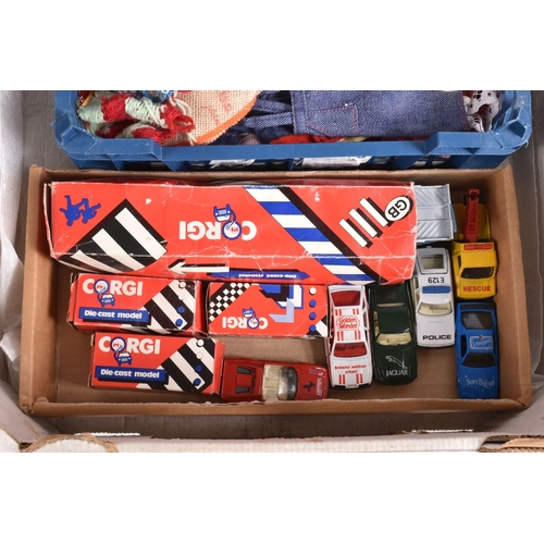 240 - A QUANTITY OF ASSORTED SINDY FURNITURE, CLOTHING AND ACCESSORIES, large quantity of unlabelled conte... 