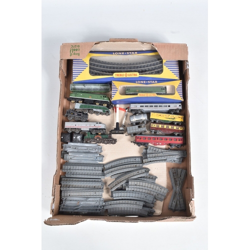 253 - A QUANTITY OF BOXED AND UNBOXED LONE STAR OOO TREBLE-O-ELECTRIC AND PUSH ALONG N GAUGE MODEL RAILWAY... 