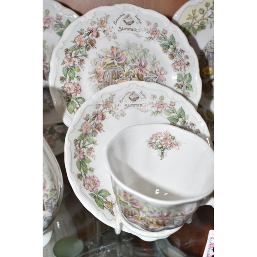 806 - THIRTEEN PIECES OF ROYAL DOULTON 'BRAMBLY HEDGE' TEA AND GIFT WARES, comprising 'Spring' pattern: a ... 