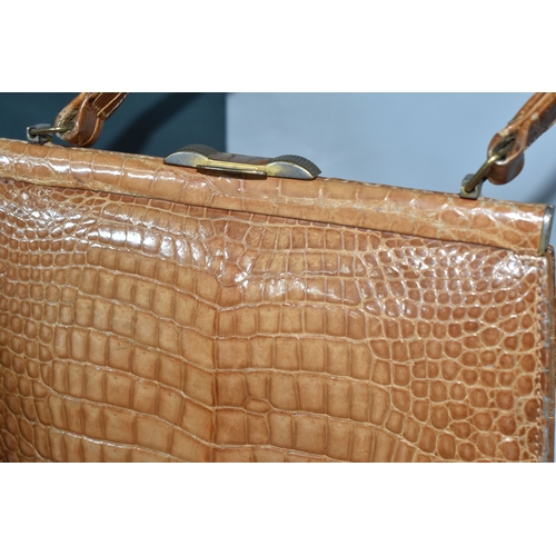 823 - A BOX AND LOOSE HANDBAGS AND WALKING STICKS, to include four walking sticks, including one with silv... 