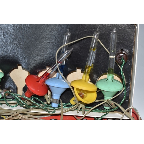 836 - TWO BOXED SETS OF MID 20TH CENTURY 'KINGSTON CRYSTALITES' CHRISTMAS LIGHTS, British made 'bubble lig... 