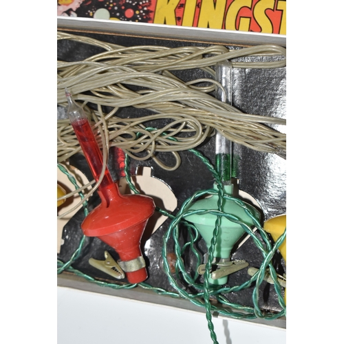 836 - TWO BOXED SETS OF MID 20TH CENTURY 'KINGSTON CRYSTALITES' CHRISTMAS LIGHTS, British made 'bubble lig... 