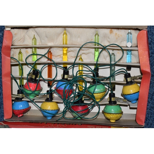 837 - THREE BOXED SET OF NOMA 'BUBBLE LITES' CHRISTMAS LIGHTS, British made 'bubble lights', each original... 
