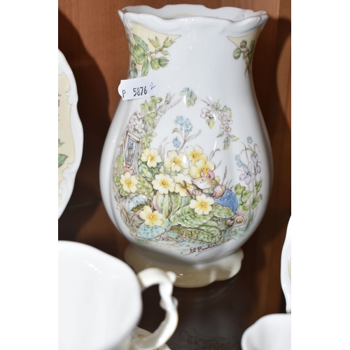 806 - THIRTEEN PIECES OF ROYAL DOULTON 'BRAMBLY HEDGE' TEA AND GIFT WARES, comprising 'Spring' pattern: a ... 