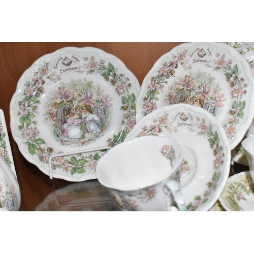 806 - THIRTEEN PIECES OF ROYAL DOULTON 'BRAMBLY HEDGE' TEA AND GIFT WARES, comprising 'Spring' pattern: a ... 