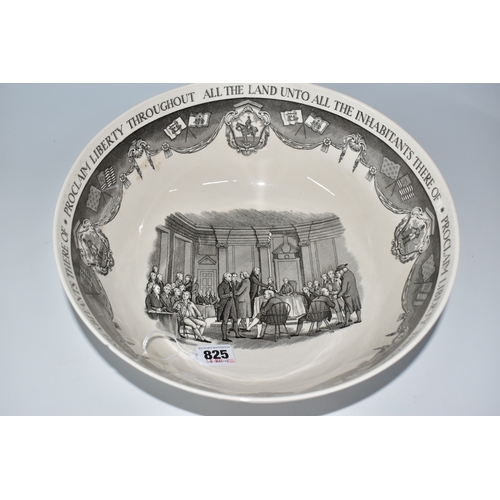 825 - A GROUP OF CERAMICS, comprising a Wedgwood 'The Philadelphia Bowl', designed for The Bailey Banks & ... 