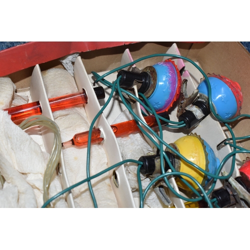 837 - THREE BOXED SET OF NOMA 'BUBBLE LITES' CHRISTMAS LIGHTS, British made 'bubble lights', each original... 
