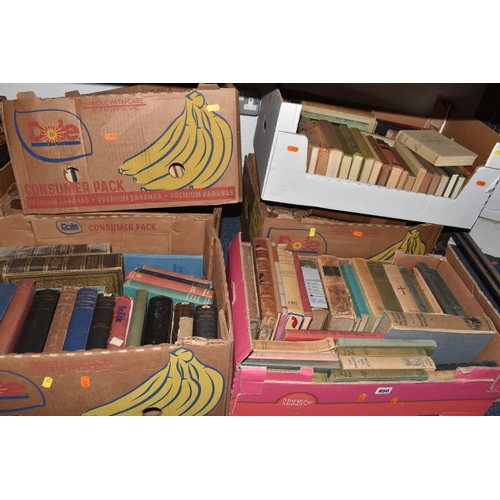 850 - SIX BOXES OF OLD HARDBACK BOOKS including the likes of AA Milne, TH White, Monica Edwards, Hugh Loft... 
