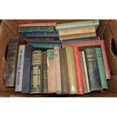850 - SIX BOXES OF OLD HARDBACK BOOKS including the likes of AA Milne, TH White, Monica Edwards, Hugh Loft... 