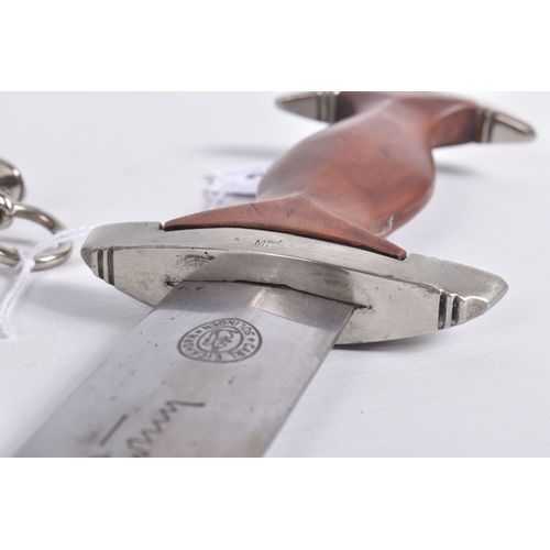 247 - A GERMAN SA DAGGER MADE BY CARL EICKHORN, the blade has its motto on one side and maker mark on the ... 