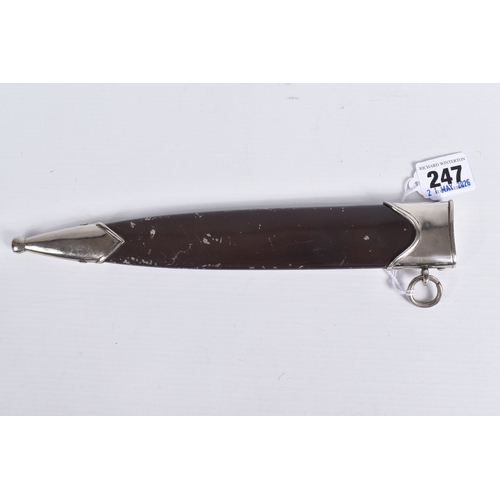 247 - A GERMAN SA DAGGER MADE BY CARL EICKHORN, the blade has its motto on one side and maker mark on the ... 