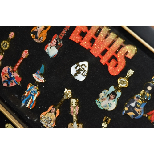 797 - A GROUP OF ELVIS PRESLEY MEMORABILLIA, to include, The Elvis Legacy Pin Collection by Bradford Excha... 