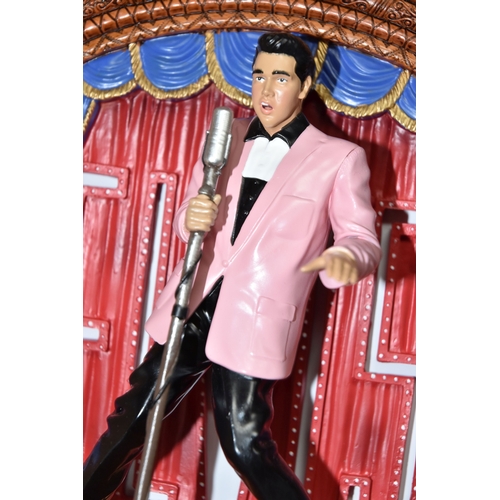 798 - A GROUP OF ELVIS PRESLEY SCULPTURES, comprising two figures from 'Silver Dreams' by Leonardo both fi... 