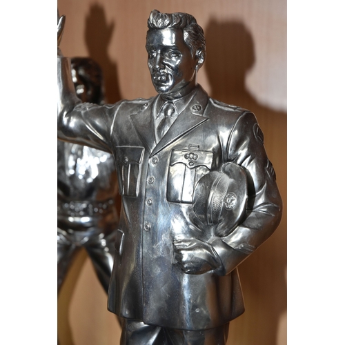 798 - A GROUP OF ELVIS PRESLEY SCULPTURES, comprising two figures from 'Silver Dreams' by Leonardo both fi... 