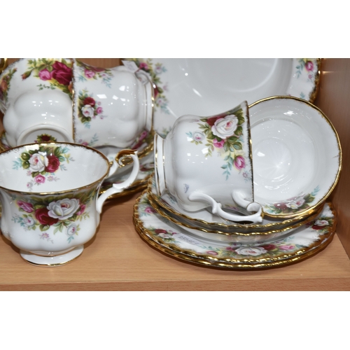 801 - ROYAL DOULTON 'CELEBRATION' TEAWARE, comprising a moulded handle rectangle tray, a soup bowl, diamet... 