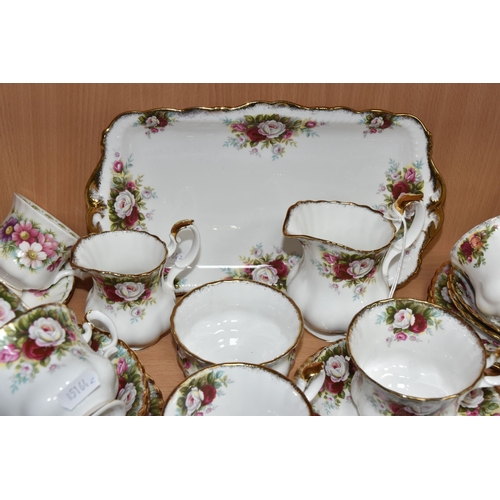 801 - ROYAL DOULTON 'CELEBRATION' TEAWARE, comprising a moulded handle rectangle tray, a soup bowl, diamet... 