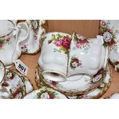 801 - ROYAL DOULTON 'CELEBRATION' TEAWARE, comprising a moulded handle rectangle tray, a soup bowl, diamet... 