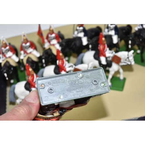 802 - A BOX OF WILLIAM BRITAIN COLLECTORS CLUB MODEL SOLDIERS, comprising Queen Elizabeth II mounted on ho... 