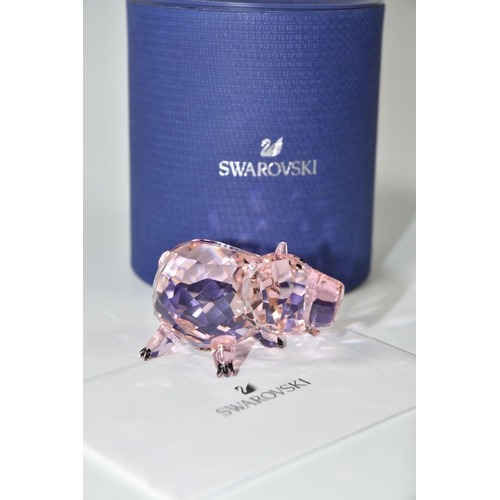 814 - A BOXED SWAROVSKI CRYSTAL TOY STORY 'HAMM THE PIG' FIGURE, model no 5489727, the character from the ... 