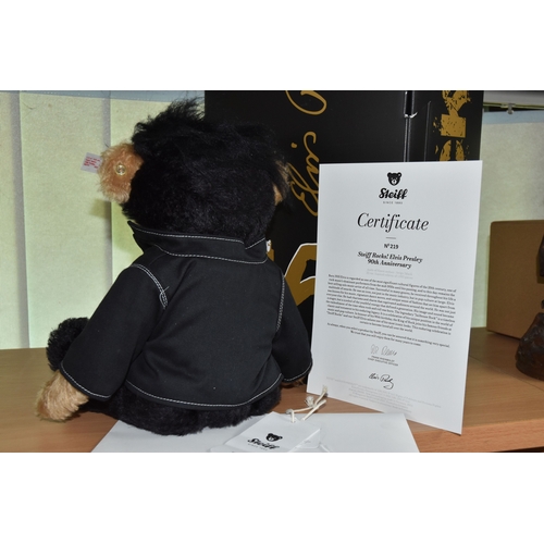 833 - A BOXED STEIFF LIMITED EDITION 'STEIFF ROCKS ' ELVIS PRESLEY 90TH ANNIVERSARY TEDDY BEAR, numbered 2... 