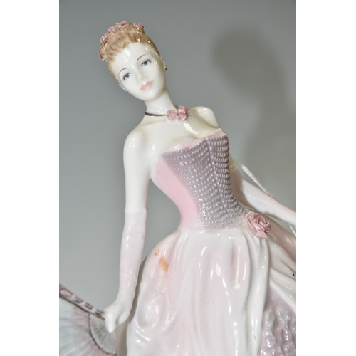836 - TWO LIMITED EDITION COALPORT 'GOLDEN JUBILEE' FIGURINES comprising 'Diamonds and Roses' No.531/7500 ... 