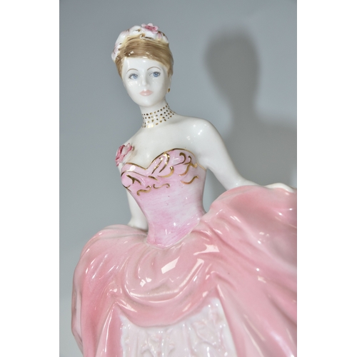 836 - TWO LIMITED EDITION COALPORT 'GOLDEN JUBILEE' FIGURINES comprising 'Diamonds and Roses' No.531/7500 ... 
