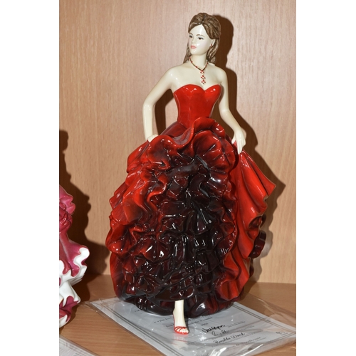 837 - THREE ROYAL DOULTON FIGURINES, comprising Coral HN5330, limited edition for Compton & Woodhouse no 2... 
