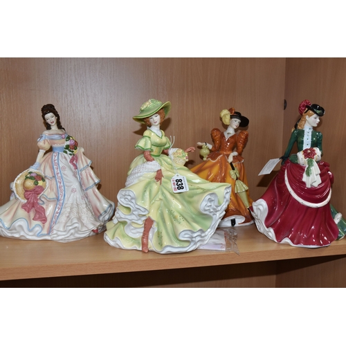 838 - FOUR ROYAL DOULTON FOUR SEASONS FIGURINES, from the Pretty Ladies collection, comprising Spring Drea... 