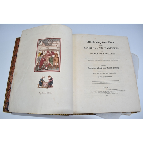 JOSEPH STRUTT: 'GLIG GAMENA ANGEL DEOD, OR THE SPORTS AND PASTIMES OF ...