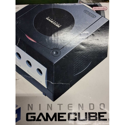 A BOX OF VIDEO GAMES AND CONSOLES, includes a Nintendo GameCube (boxed ...