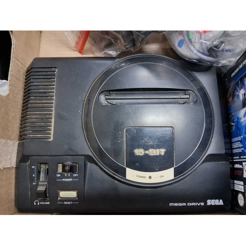 A BOX OF VIDEO GAMES AND CONSOLES, includes a Nintendo GameCube (boxed ...
