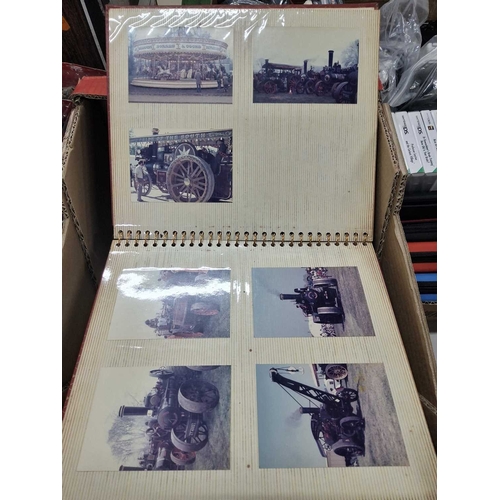 ONE BOX OF MODEL RAILWAY AND STEAM ENGINE RELATED ITEMS to include a ...