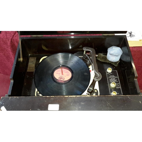 140 - PYE Fen Man 1 RM radio with Garrard model RC12/4H record player unit