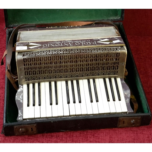 208 - Paolo Antonio accordion with case