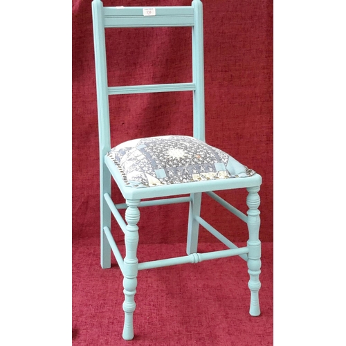 236 - Edwardian painted bedroom chair