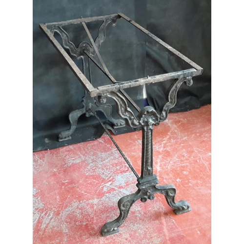 129 - Cast iron table base