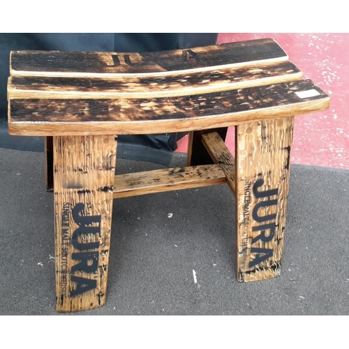 242 - Scotch handmade whisky barrel stool