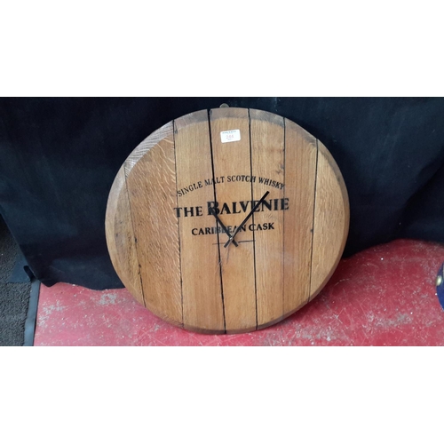 244 - Scotch whisky barrel handmade clock