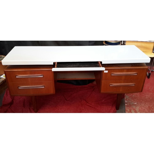 250 - G-plan retro sideboard with white painted top