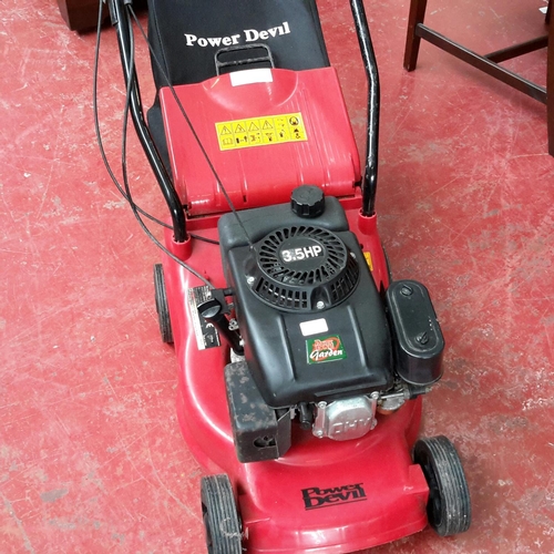 295 - Power Devil petrol lawn mower